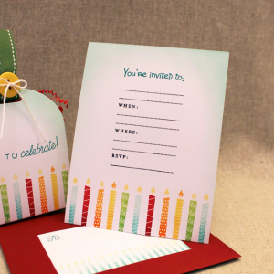 Birthday Candle Party Invitation