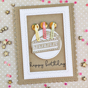 Happy Birthday Cake Card