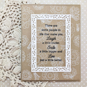 Laugh, Smile, Live Card