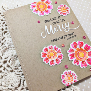 His Mercy Endures Card - detail