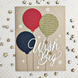 Wish Big Balloons Card