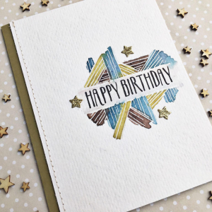 Happy Birthday Card - detail