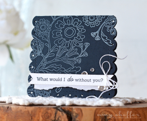 Better Together Dark Indigo Notecard