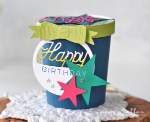 Happy Birthday Pint Container