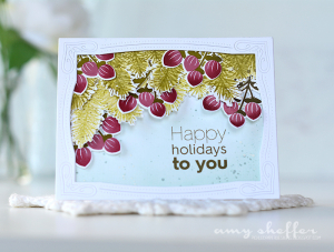 Amy Sheffer - Holiday Greens Borders