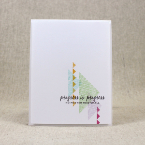 Progress Is Progress Card