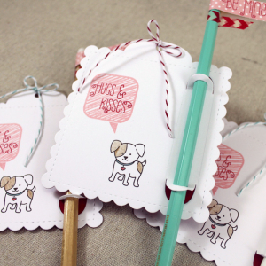 Puppy Love Valentine Close Up