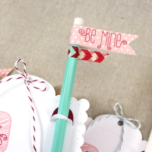 Be Mine Pencil Flag