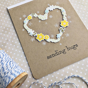 Sending Hugs Card - detail