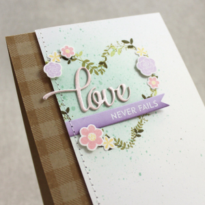 Love Never Fails Close Up