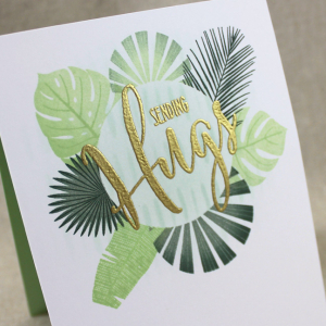 Tropical Sending Hugs Close Up