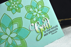 God is Our Refuge detail