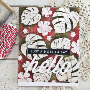 A Note to Say Hello Card
