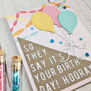 They Say it's Your Birthday Card - detail