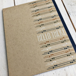 Hello There Card - detail
