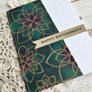 Happy Retirement Card - detail