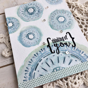 Thinking of You Card - detail