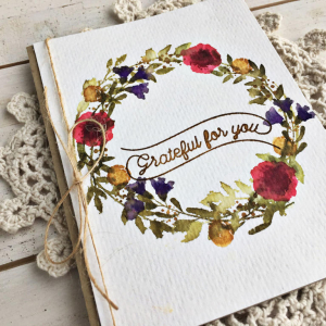 Grateful for You Card - detail