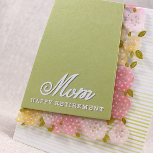 Mom's Retirement Close Up