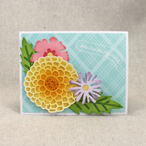 Floral You're On My Mind Card