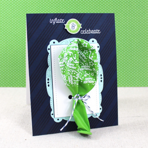 Infalte & Celebrate Balloon Card