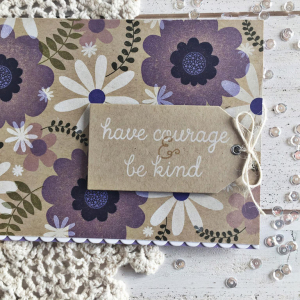 Have Courage Card - detail