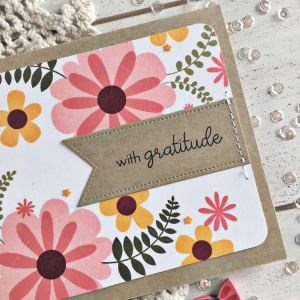 With Gratitude Card - detail