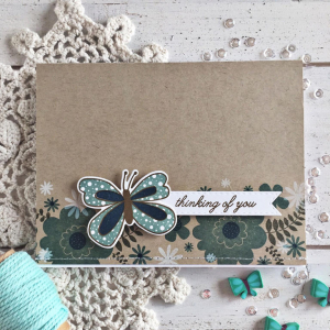 Thinking of You Butterfly Card