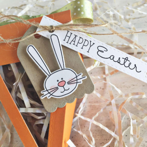 Happy Easter Carrot Treat Box - detail
