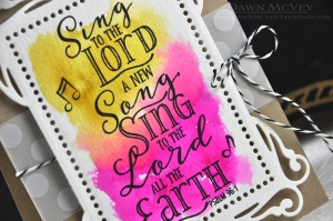 Sing to the Lord detail