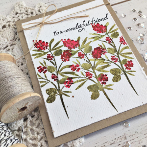 Wonderful Friend Card - detail