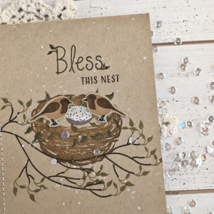 Bless This Nest Card - detail