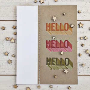 Hello Hello Hello Card