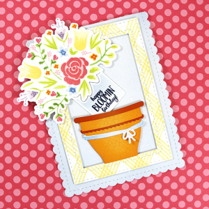 Bloomin' Birthday Card Flat