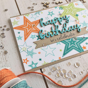 Let's Celebrate Your Birthday Card - detail