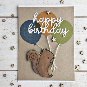 Birthday Squirrel Card