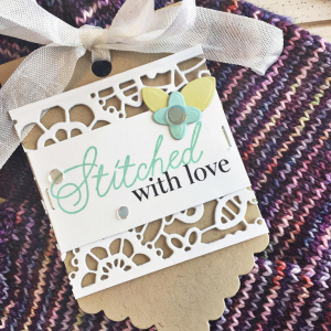 Stitched With Love Tag - detail