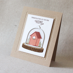 New Home Cloche Card