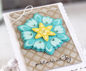 Flower Mandalas II (detail 1) by Laurie Schmidlin