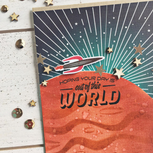 Hoping Your Day Card - detail