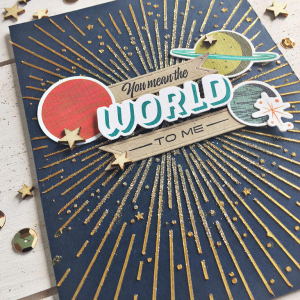 You Mean the World Card - detail