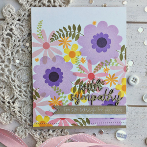 I'm Here For You Sympathy Card