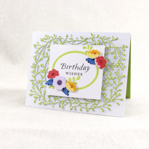 Floral Birthday Wishes Card