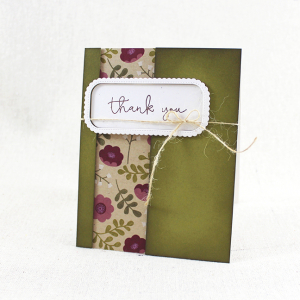 Ivy & Bloom Thank You Card