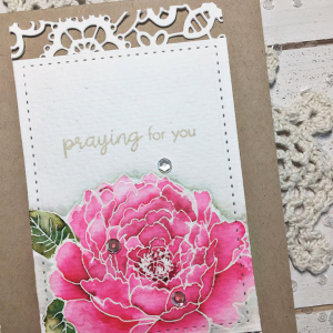 Praying for You Card - detail