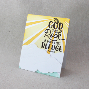 My God Is My Rock Card