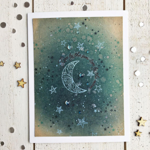 Love by the Moon Card