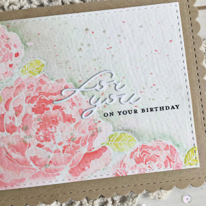 For You on Your Birthday Card - detail