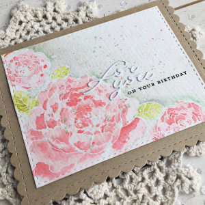 For You on Your Birthday Card - detail