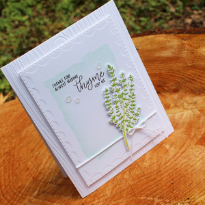 Making Thyme Card 3